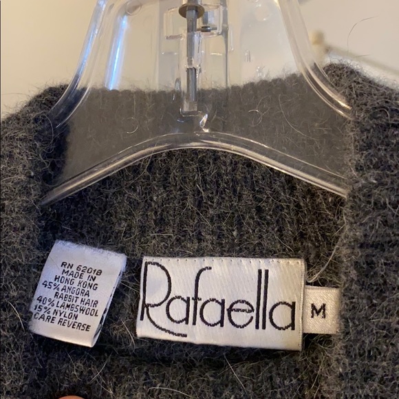 Vintage Angora Mockneck Sweater Sz. M - Picture 3 of 4